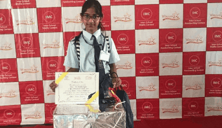 Middle level of Grand Finale Inter-School Handwriting Contest 2018-19 - Ryan International School, Sector 39